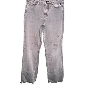 Judy Blue Light Gray Straight Leg Jeans